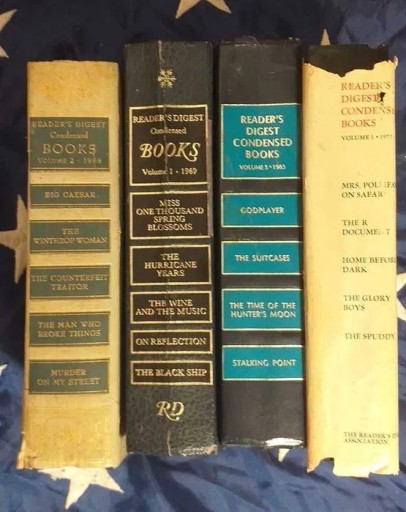 Zdjęcie oferty: 4 książki Reader's Digest Condensed Books USA