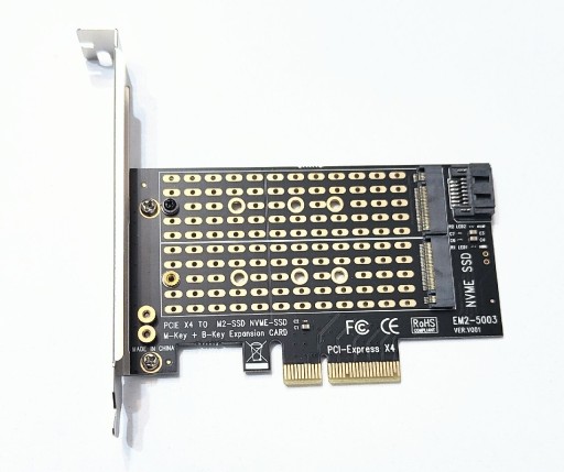 Zdjęcie oferty: Karta PCIe Adapter M.2 NVMe SSD do starszych PC 