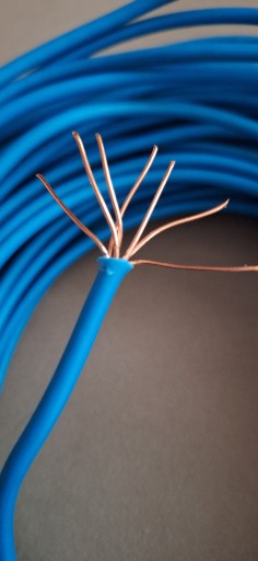 Zdjęcie oferty: kabel elektryczny 1 żyłowy 4mm2 drut/linka 34,5m
