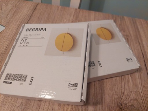 Zdjęcie oferty: Uchwyty półokrągłe Begripa Ikea żółte do Smastad 