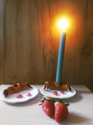 Zdjęcie oferty: Nietuzinkowe, oryginalne świeczniki rogaliki