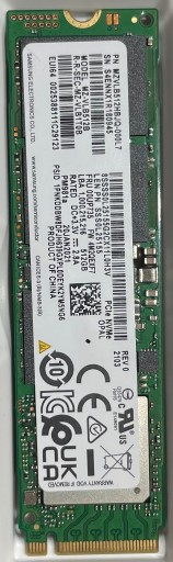 Zdjęcie oferty: Dysk SSD Samsung 512GB M.2 PCIe