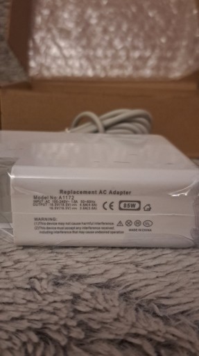 Zdjęcie oferty: Zasilacz do Apple, A1172