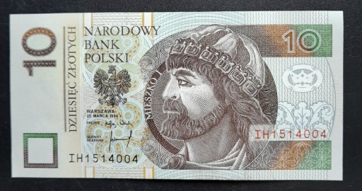 Zdjęcie oferty: Banknot 10 zł 1994 rok seria IH