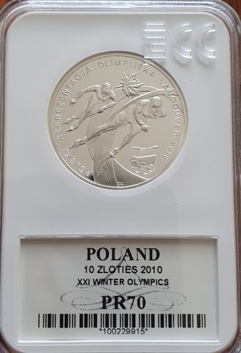 Zdjęcie oferty: 10 zł.  Vancouver 20010 Gcn pr70