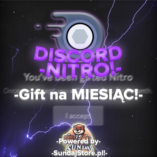 Zdjęcie oferty: DISCORD NITRO BOOST na MIESIĄC! SUBSKRYBCJA NITRO!