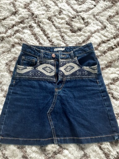 Zdjęcie oferty: Spódnica ołówkowa jeansowa mini w stylu boho