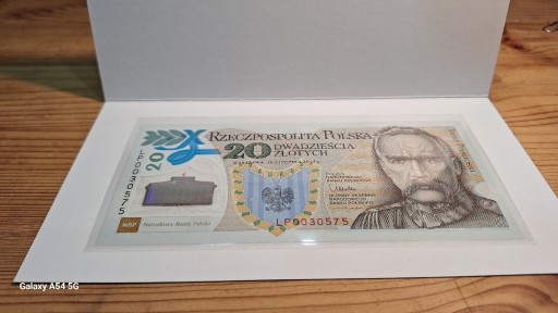 Zdjęcie oferty: 20 zł 100 Rocznica Utworzenia Legionów banknot NBP