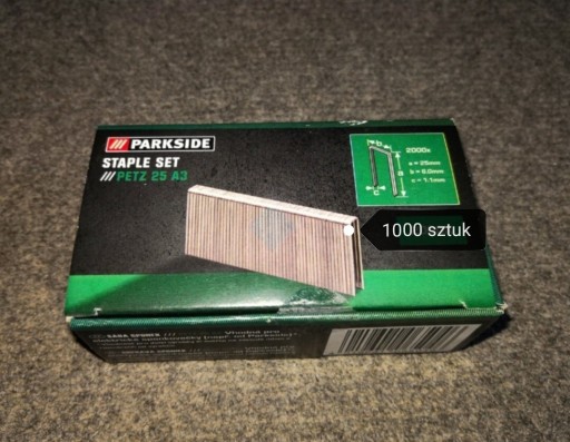 Zdjęcie oferty: Zszywki TYP 55 długość 15 mm do Parkside PET 25 C3