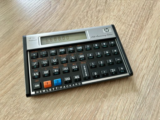 Zdjęcie oferty: Kalkulator HP12c Platinum 25th