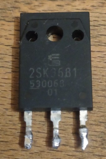 Zdjęcie oferty: 2SK3681 N-MOSFET 600V 45A 500W