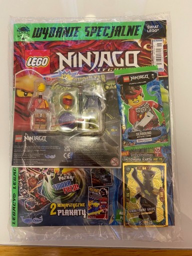 Zdjęcie oferty: LEGO NINJAGO 06/2022 + karta + saszetka z kartami