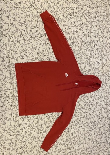 Zdjęcie oferty: bluza adidas XL czerwona z paskami