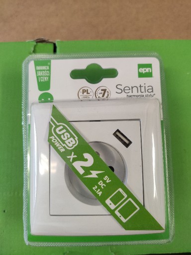 Zdjęcie oferty: Gniazdo pojedyńcze z USB SENTIA