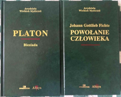 Zdjęcie oferty: ,,Biesiada"-Platon, ,,Powołanie człowieka"-Fichte