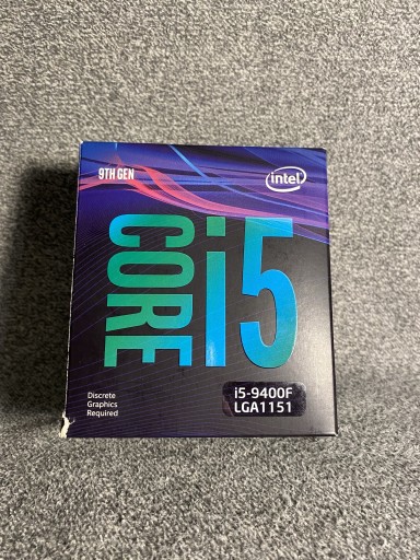 Zdjęcie oferty: Procesor CPU Intel Core i5-9400F, 2.9 GHz BOX