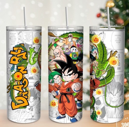 Zdjęcie oferty: Kubek termiczny stalowy z nadrukiem Dragon Ball 