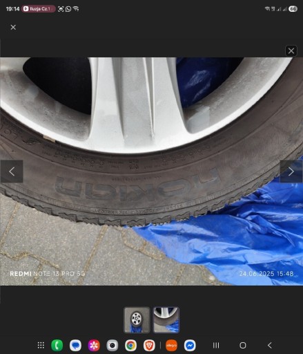 Zdjęcie oferty:  opel insignia A lift 225 55 r17 97h NOKIAN jest ok 5mm 2016.