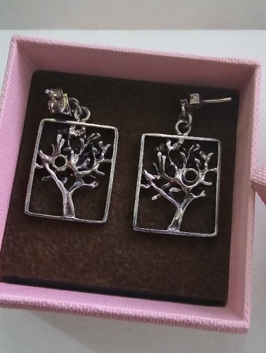 Zdjęcie oferty: Kolczyki srebrne drzewka