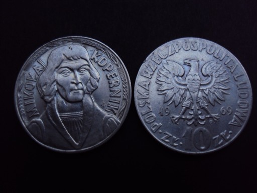 Zdjęcie oferty: Monety 10zł Mikołaj Kopernik z 1969r.