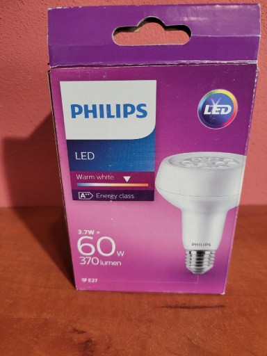 Zdjęcie oferty:  Żarówka Led philips E27/3,7W/230V