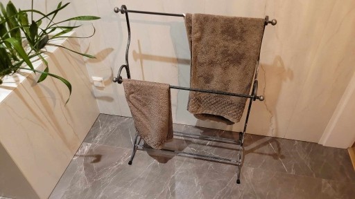 Zdjęcie oferty: Wieszak łazienkowy na ręczniki rustykalny retro