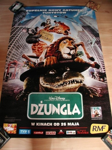 Zdjęcie oferty: BAMBI 2 DŻUNGLA Disney Mega Plakat 120x180 cm