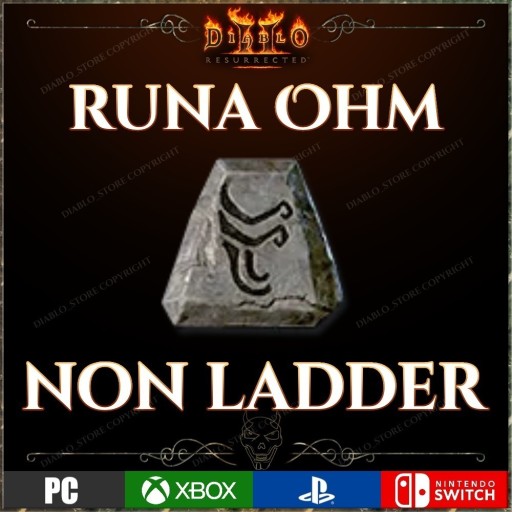 Zdjęcie oferty: Diablo 2 Resurrected Runa Ohm NON-LADDER NLD D2R