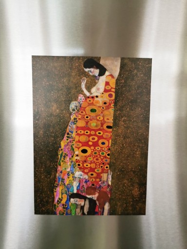 Zdjęcie oferty: Magnes art. Gustav Klimt Nadzieja duży!