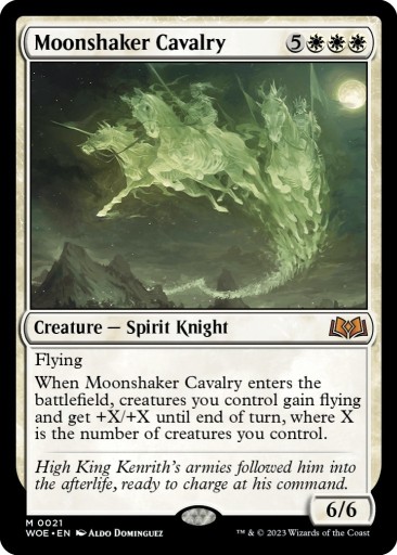 Zdjęcie oferty: Karta Magic: The Gathering Moonshaker Cavalry 