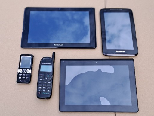 Zdjęcie oferty: Zestaw Sony Ericsson K550i Motorola MG2 4B11 Tablet Lenovo Sony SGPT11NO