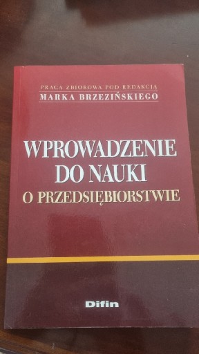 Zdjęcie oferty: Wprowadzenie do nauki o przedsiębiorstwie