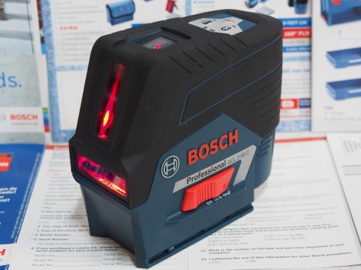 Zdjęcie oferty: BOSCH GCL 2-50 C laser niwelator Czerwony krzyżow 