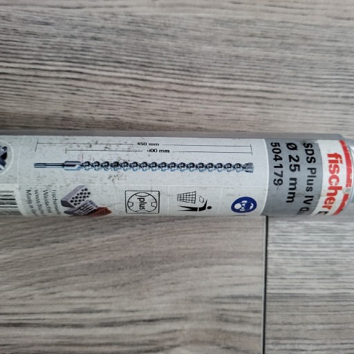 Zdjęcie oferty: Wirtło Fischer SDS Plus IV Quattric 25 mm