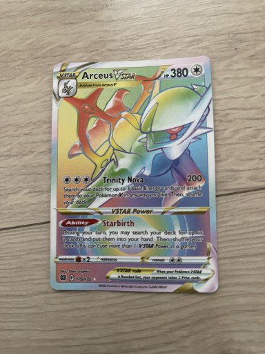 Zdjęcie oferty: Karta Pokémon  Arceus Vstar
