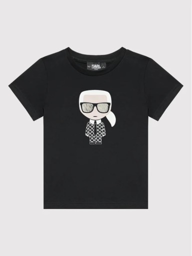 Zdjęcie oferty: Karl Lagerfeld czarny t-shirt z logo