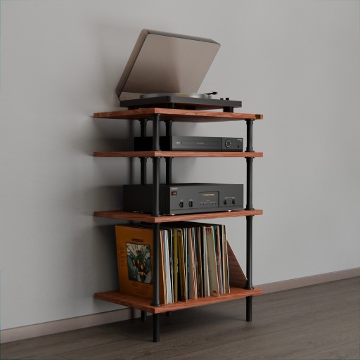 Zdjęcie oferty: Szafka audio regał hifi na gramofon stojak na winyle