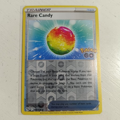 Zdjęcie oferty: Karta pokemon Rare Candy 069/078