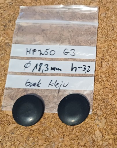Zdjęcie oferty: Stopka gumka nóżka HP 250 fi 18,3mm wys. 3,2mm