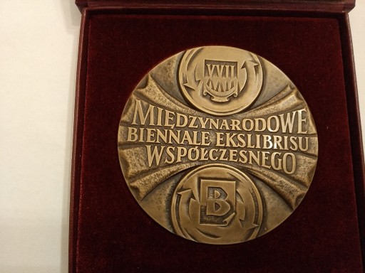 Zdjęcie oferty: Medal XXII Międzynarodowe Biennale Ekslibrsu 50szt