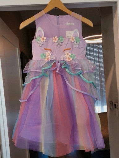Zdjęcie oferty: Tęczowa sukienka dla dziewczynki