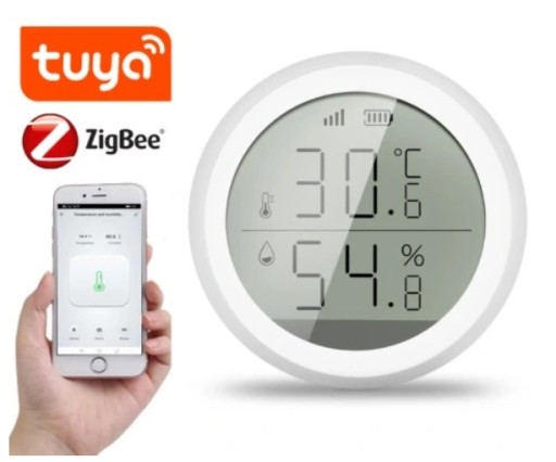 Zdjęcie oferty: Termometr higrometr czujnik ZigBee TUYA Smart Z2M