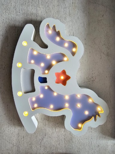 Zdjęcie oferty: Smukee koń na biegunach LED, świecący 