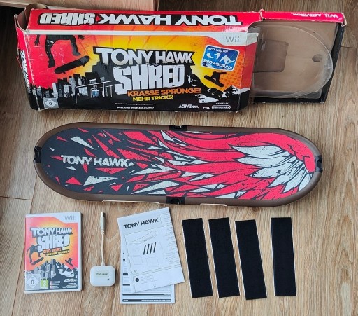 Zdjęcie oferty: gra Nintendo Wii Tony Hawk Shred + deskorolka