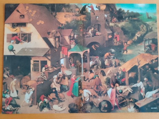 Zdjęcie oferty: Reprodukcja fot. Bruegel Przysłowia