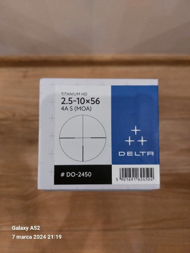 Zdjęcie oferty: Luneta celownicza Delta Titanium HD 2,5-10x56 4AS