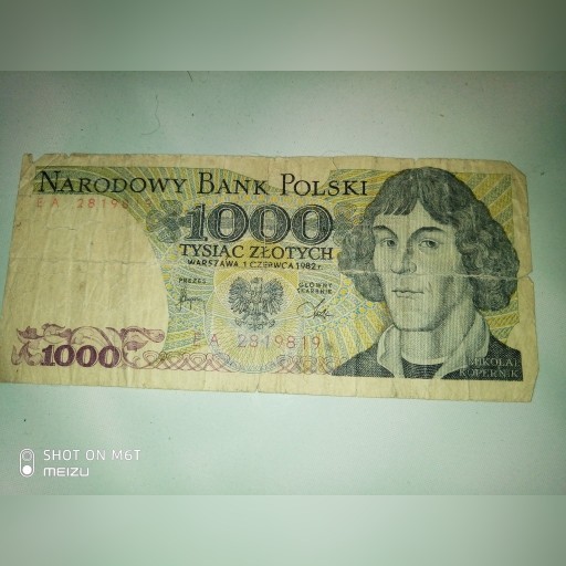 Zdjęcie oferty: Banknot 1000zł z 1982r
