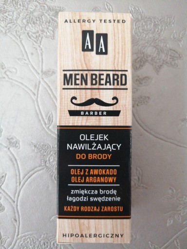 Zdjęcie oferty: AA men beard barber-olejek nawilżający do brody. 