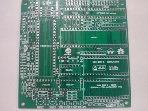 Zdjęcie oferty: Płytka PCB komputer jednopłytkowy sbc motorola 68008