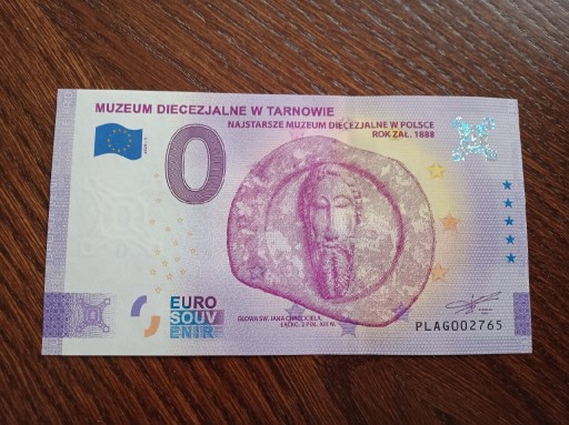 Zdjęcie oferty: Walor kolekcjonerski 0 Euro Muzeum diecezjalne 